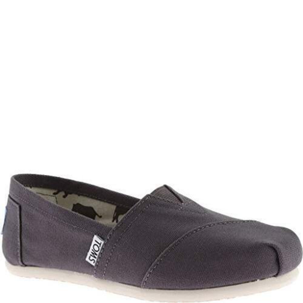 TOMS WOMENS CLASSICS BLACK/BLACK CANVAS 10002472 WOMENS 8